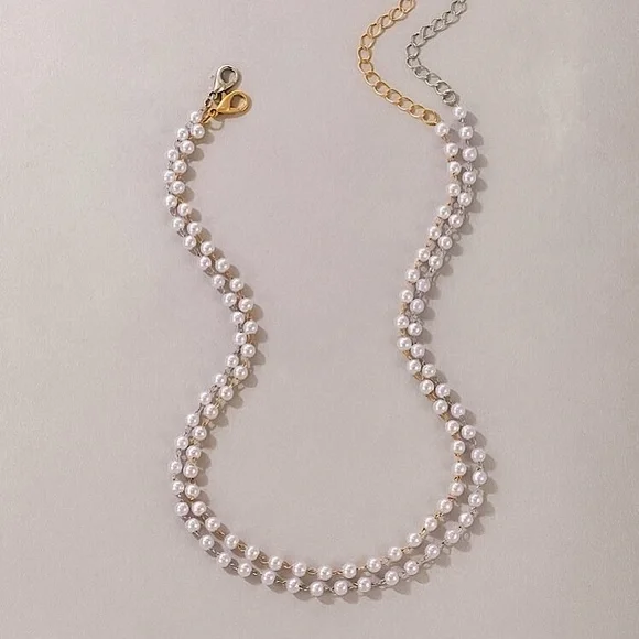 ⚜️𝟯𝟬%𝗢𝗙𝗙 𝗯𝘂𝗻𝗱𝗹𝗲𝘀 𝟯+⚜️ NEW Pearl Delicate String Choker - Picture 6 of 13